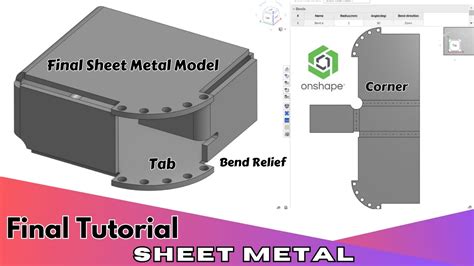 onshape bend sheet metal|onshape sheet metal calculation.